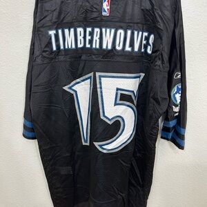 2003 Reebok NBA Minnesota Timberwolves #15 football basketball jersey XL